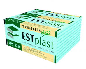 Estplast Perimeeter Plus EPS120 putuplasts plāksnēs ar spundi 50x1000x1200mm, 1.2m2
